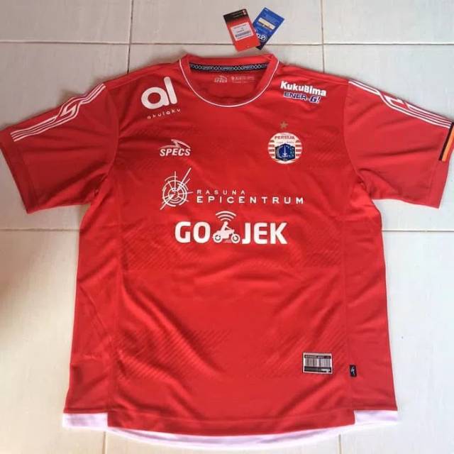 Jersey Persija Home Liga Gojek Original Specs 2018 Include Nameset