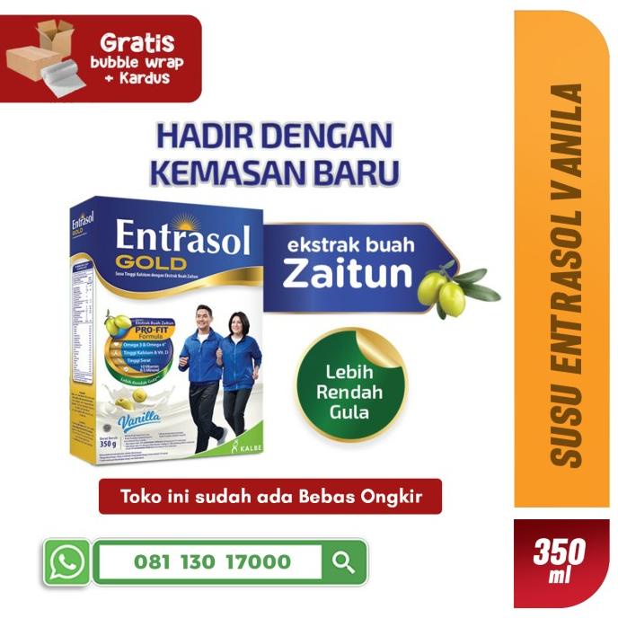 

[COD] Susu Entrasol Gold Vanila 350 gram [COD]