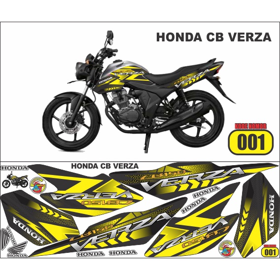 striping Honda cb 150 verza / decal Honda cb 150 verza / variasi Honda cb 150 verza