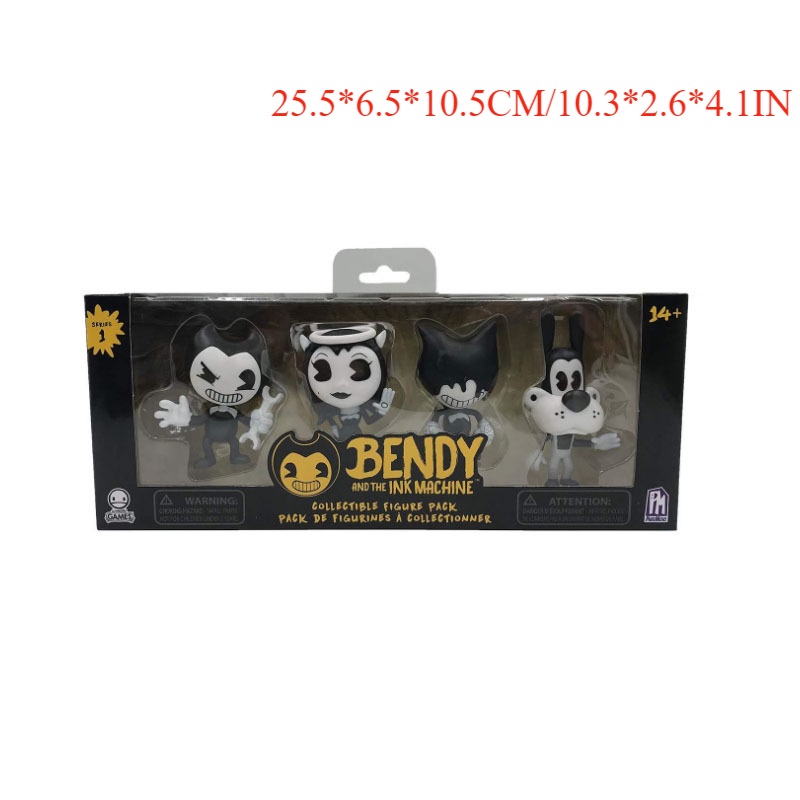 Bendy Horror Game Cartoon Toy Action PVC Anime Figure Collection Model Dolls For Kids Children Christmas Gifts