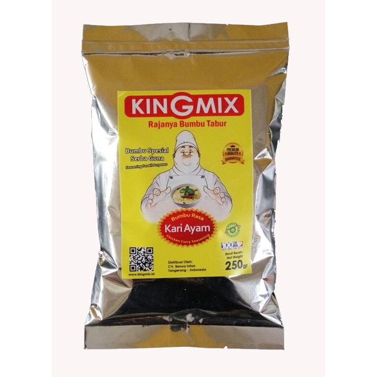 

ENAK Bumbu Tabur Rasa Ayam kare KINGMIX 250gr TERLEZAT