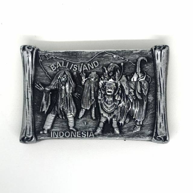 MAGNET KULKAS BALI INDONESIA BAHAN FIBERGLASS UKURAN 10x5 cm - SOUVENIR MURAH CANTIK AKSESORIS