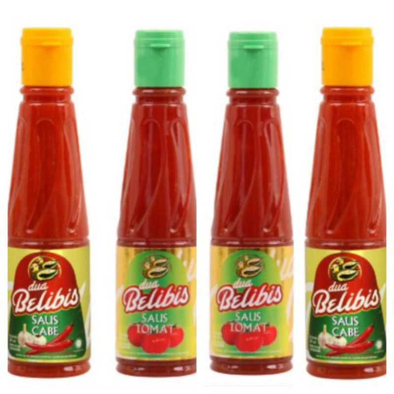 

Dua Belibis Saos Tomat / Saus Cabe 135ml - Saos / Sambal Cabai