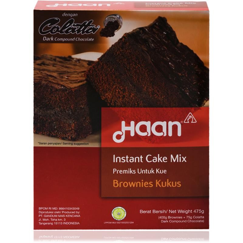 

Haan Brownies Kukus 475 g