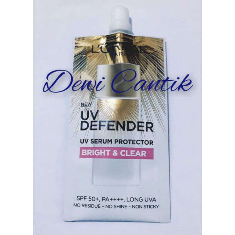 LOREAL UV DEFENDER UV SERUM PROTECTOR BRIGHT & CLEAR 5.5ML