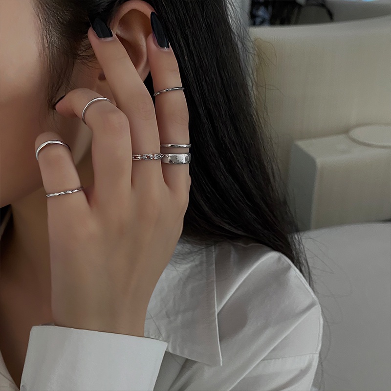 Set Cincin Kombinasi Trendy Untuk Wanita