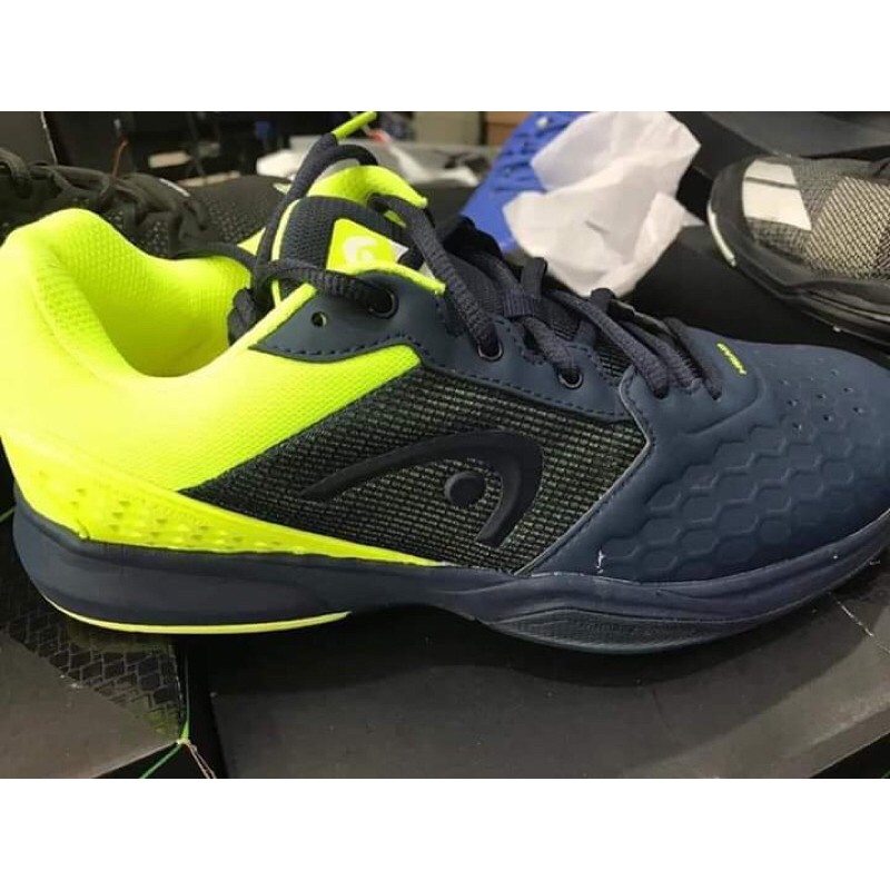 Sepatu Tenis Head Revolt Team 3.0 Dark Blue Green Lime