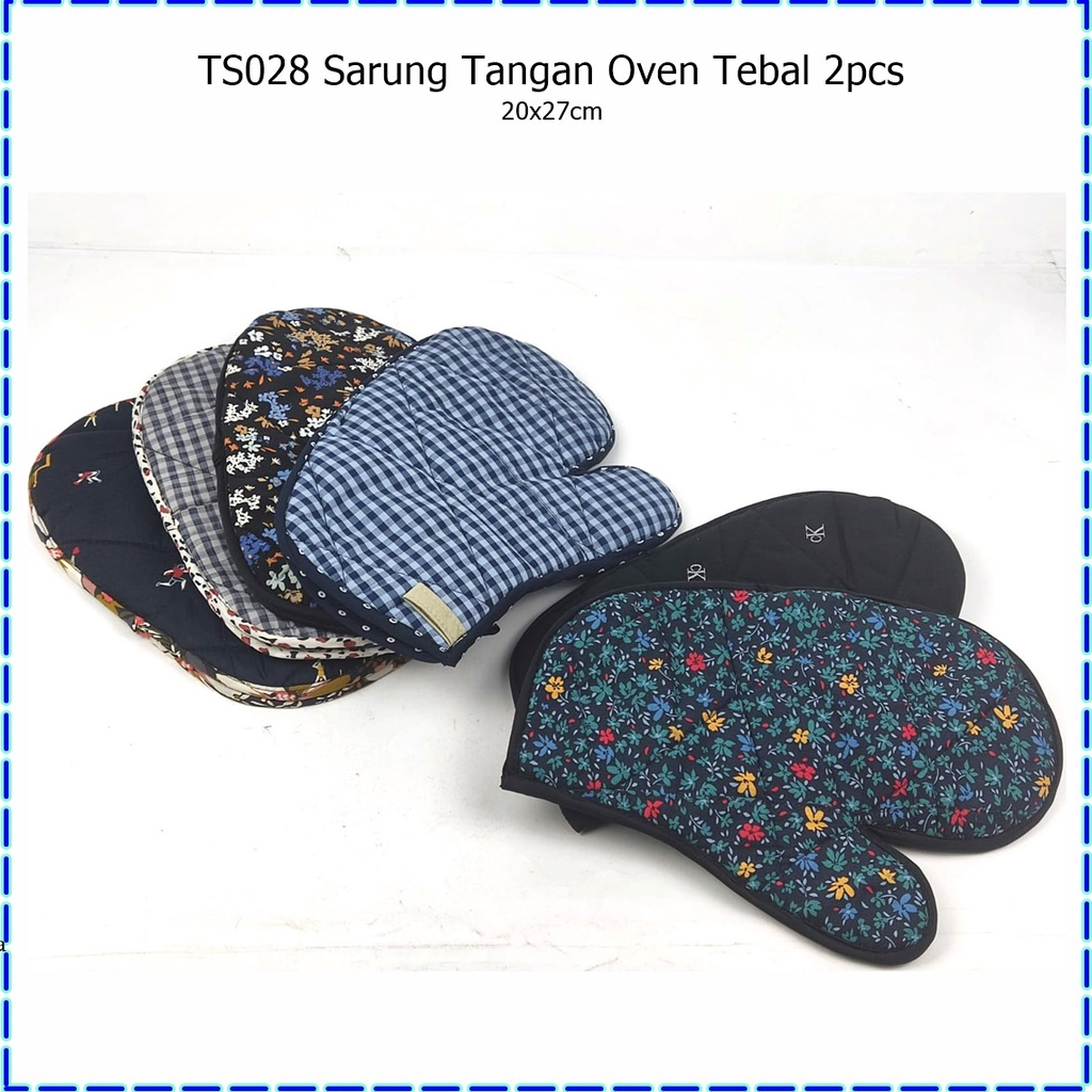 TS028 Sarung Tangan Oven Tebal 2pcs