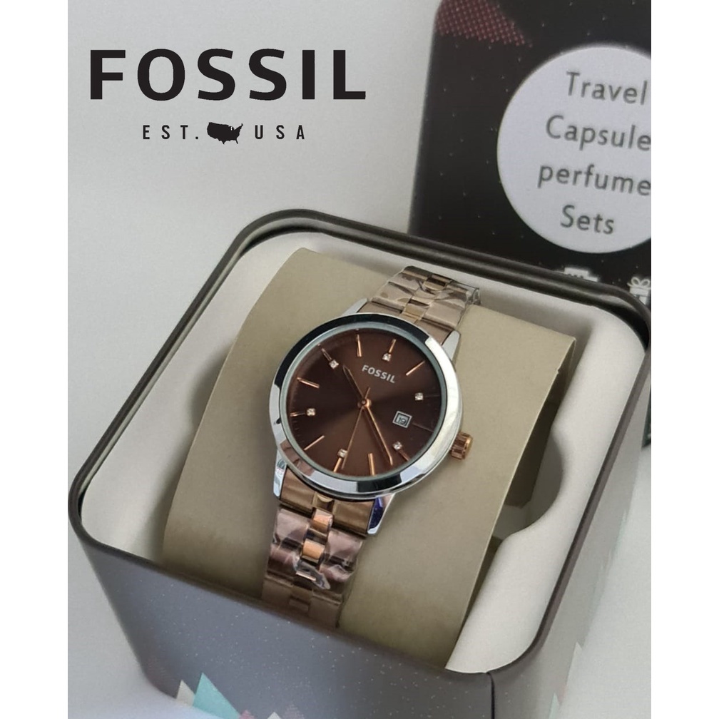 Grosiran Jam Tangan Wanita Psa X6 - 33125 Analog Tali Rantai Tanggal Aktif Original Garansi 6 Bulan Free Box Kaleng &amp; Baterai Cadangan (BisaCOD)