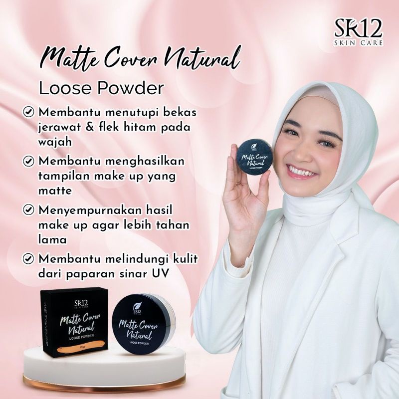 BEDAK/BEDAK TABUR/BEDAK TABUR SR12/MATTE COVER NATURAL LOOSE POWDER SR12