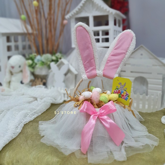 

Easter bunny hampers 2021 kelinci paskah hiasan kado keranjang anak