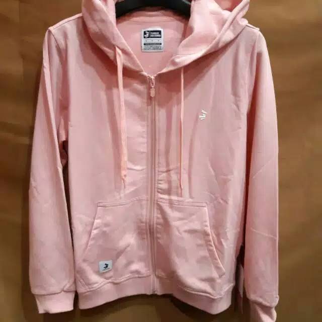 Jaket Hoodie 3second wanita