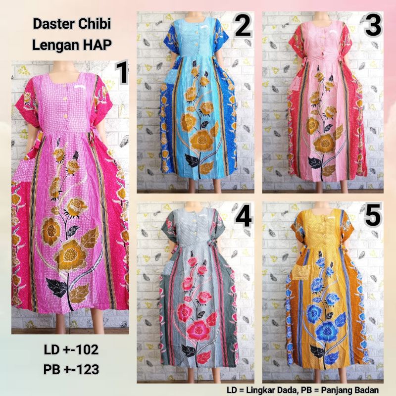 DASTER CHIBI LENGAN HAP PASTEL ADEM MODERN BUSUI FRIENDLY PRE + BU TEJO BBC