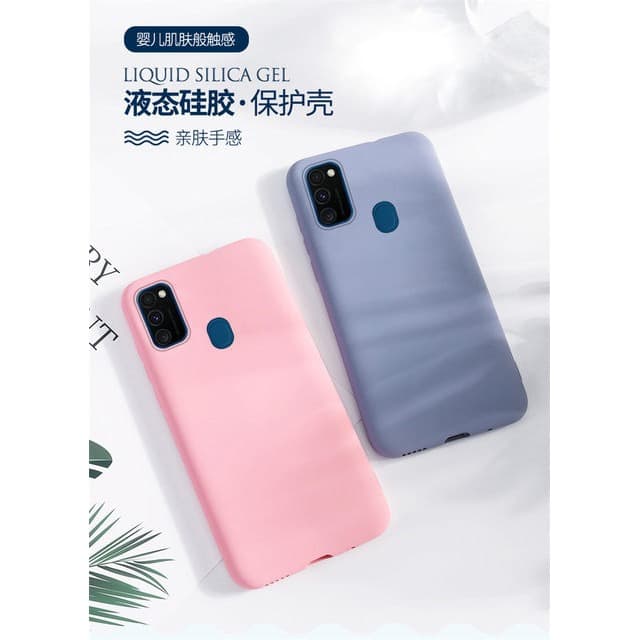 SOFT CASE SAMSUNG A21S SILICONE BACK COVER - Hitam