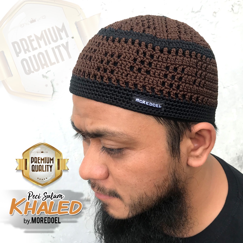 MOREDOEL -  Kopiah Peci Rajut Sulam Khaled by Moredoel
