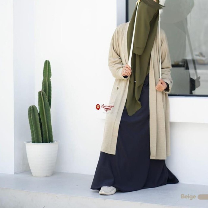 MUSLIM-CARDIGAN- KHUMAIRA SYARI - OUTER LEOPARD BY KHUMAIRA SYARI ALL SIZE FIT TO XXL - RUBY