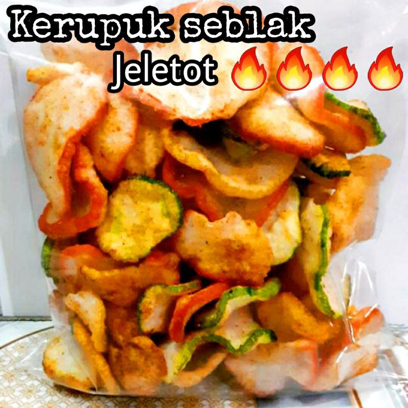

KERUPUK SEBLAK PEDAS ||RASA DAUN JERUK 100gr