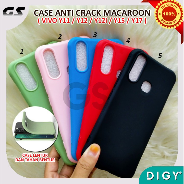 VIVO Y30 Y30i  Y50 Y91  Y95 Y20 Y20S Y12S Y11 Y12 Y15 Y17  TPU Case Casing anticrack Macaron  Warna