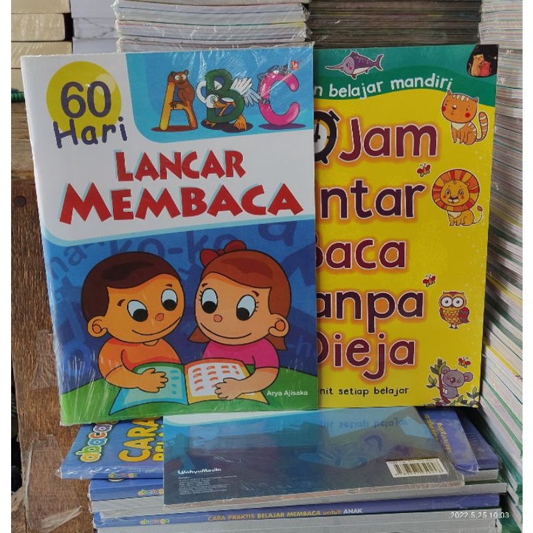 Jual Paket Hemat 2 Buku Anak 60 Hari Lancar Membaca & 60 Jam Pintar
