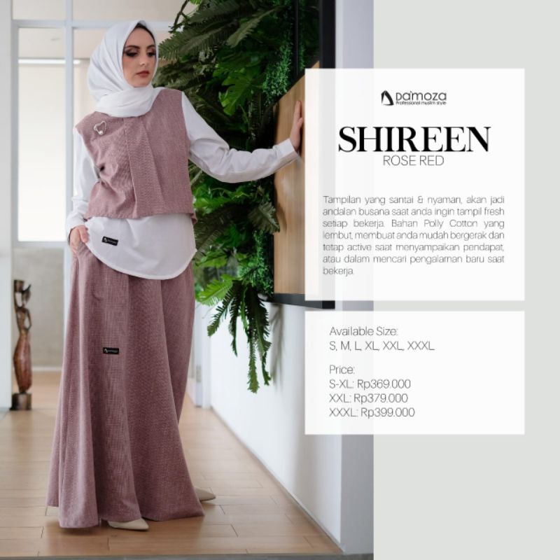 SET DAMOZA SHIREEN ROSE RED DAMOZA SHIREN ROSERED