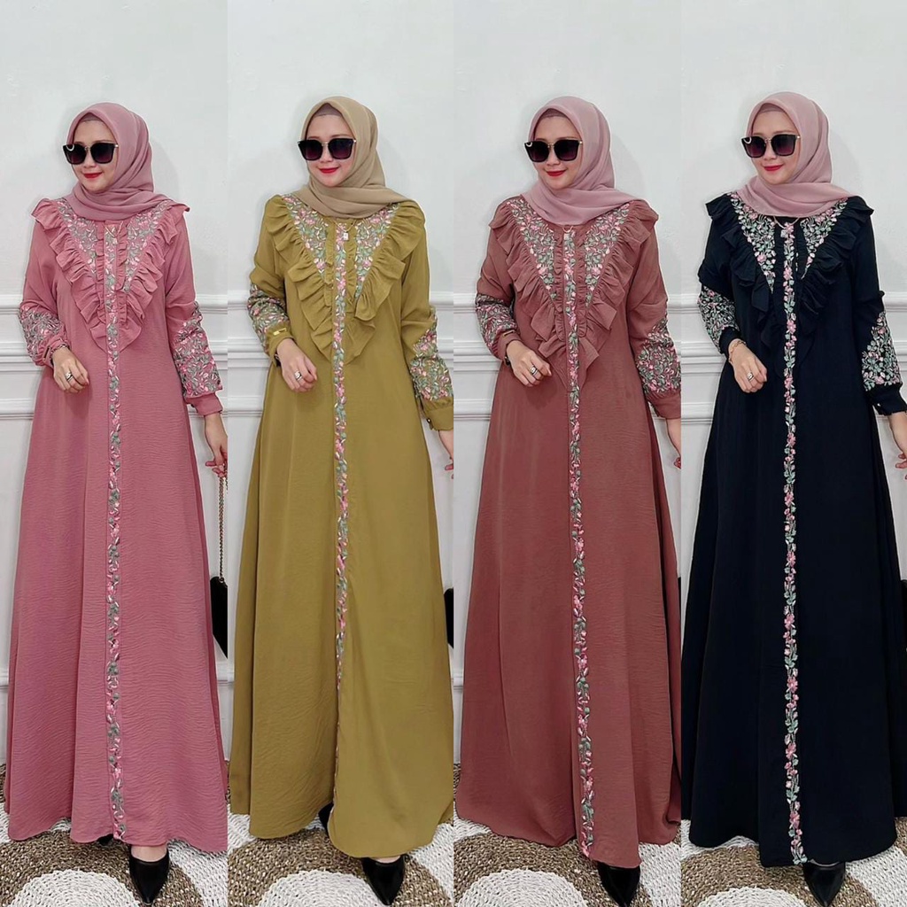dress bordir maroko