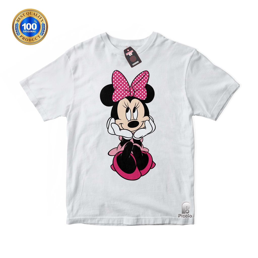 KAOS ANAK MINI MOUSE, MICKEY MOUSE Bahan Cottun