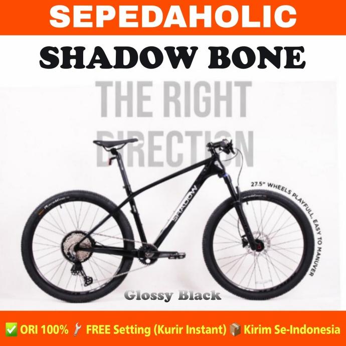 Sepeda Gunung Mtb Shadow Bone 27.5" 29" Carbon 12 Speed Deore Hidrolik Cctisipzk6