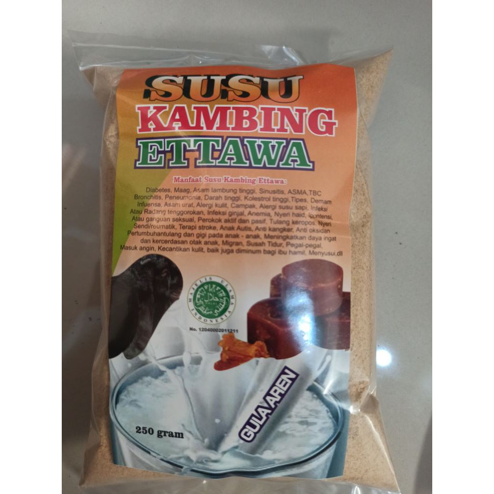 

SUSU KAMBING ETAWA RASA GULA AREN 250 gram