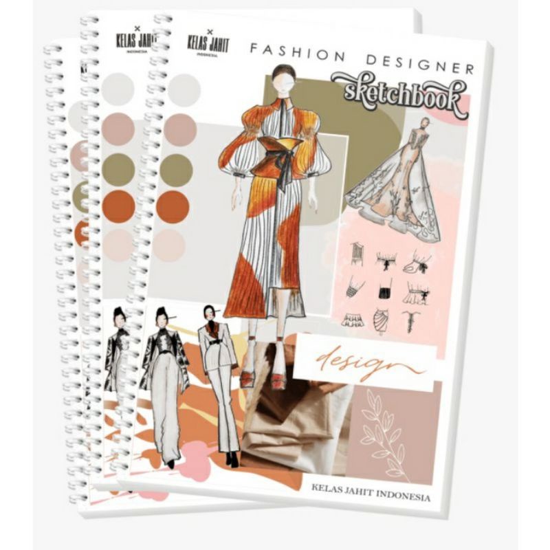 Buku Fashion Designer Sketchbook Style Figure Drawing | Kelas Jahit Indonesia