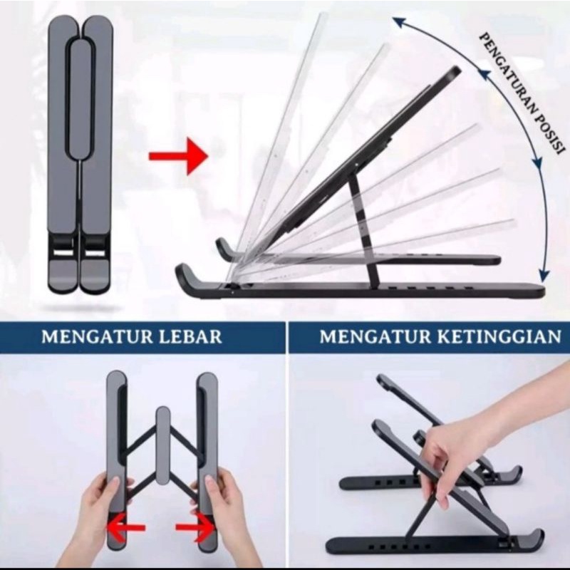 STAND HOLDER LAPTOP DUDUKAN LAPTOP