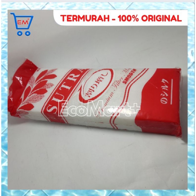 Kapas SUTRA MERAH 32x12cm isi 2 Kapas Filter Akuarium Tebal Penjernih Air