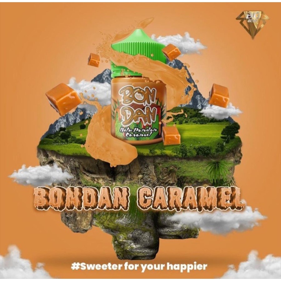 LIQUID BONDAN V3 CARAMEL 60ML BOLU PANDAN