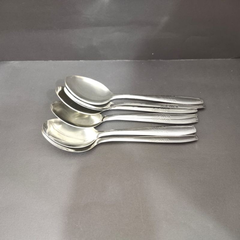 Sendok makan stainless/Sendok biasa 1 Lusin/12pcs