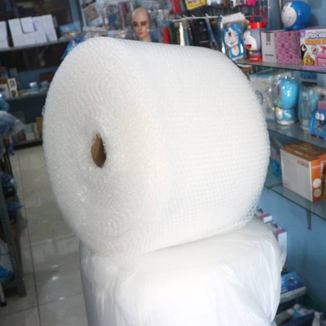 

Bubblewrap putih ukuran 30cm X 50meter