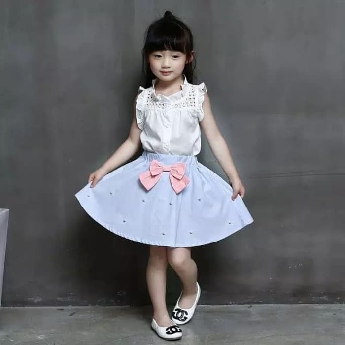 55 Koleksi Model Baju Anak Setelan Rok Terbaru
