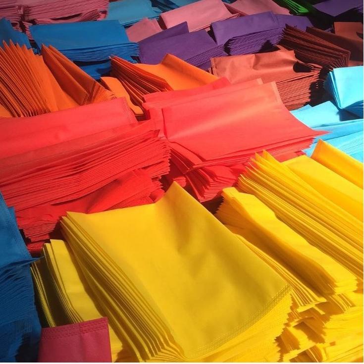 

Terkini 1 Lusinan /12pcs Tas Kain Spunbond Goodie Bag Handle Ukuran S, M, L ( 25x35x8 30x40x8 38x45x9 ) Kecil, Besar / Jumbo Kantong Bingkisan souvenir / Belanja ramah lingkungan pengganti Plastik / paper bag Murah Mudah di kustom sablon''