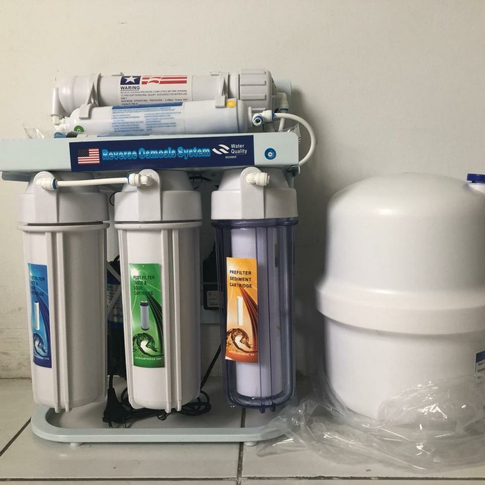 MESIN RO FILTER AIR MINUM RO 100 GPD UNDERSINK