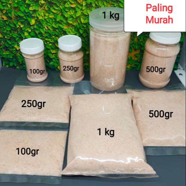 

1kg TERMURAH Garam Himalaya - Himalayan Salt Pink