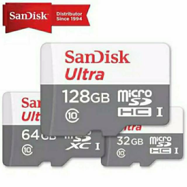 Memori sandisk 16-256gb