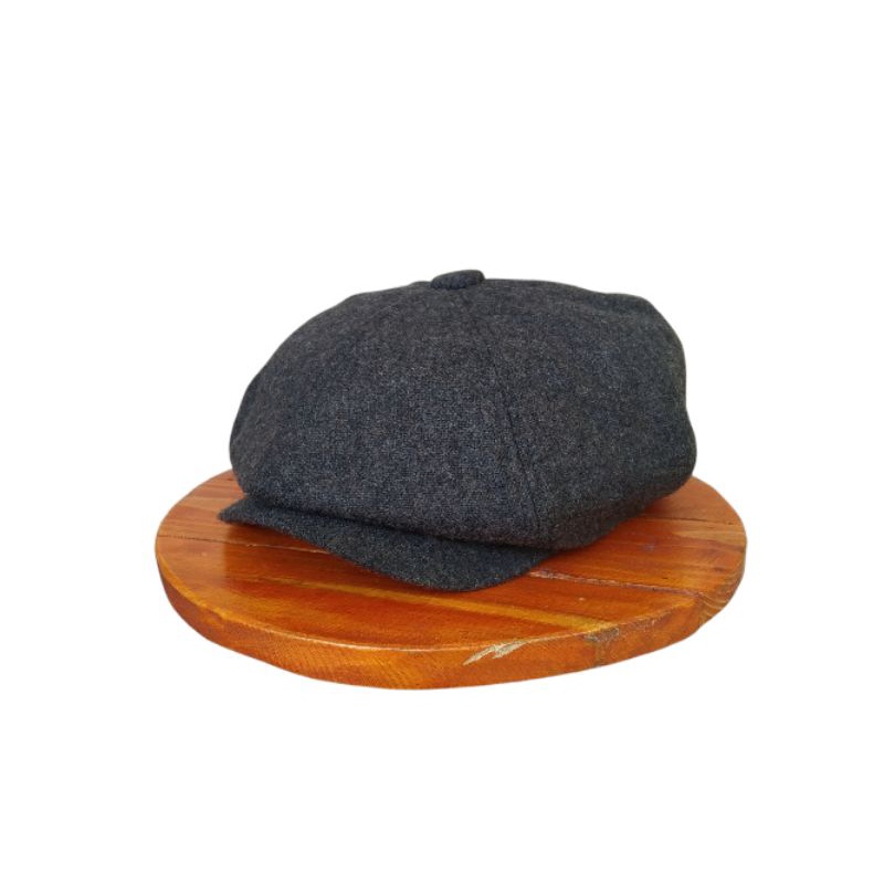 Topi newsboy cap wool lookouthejo premier original