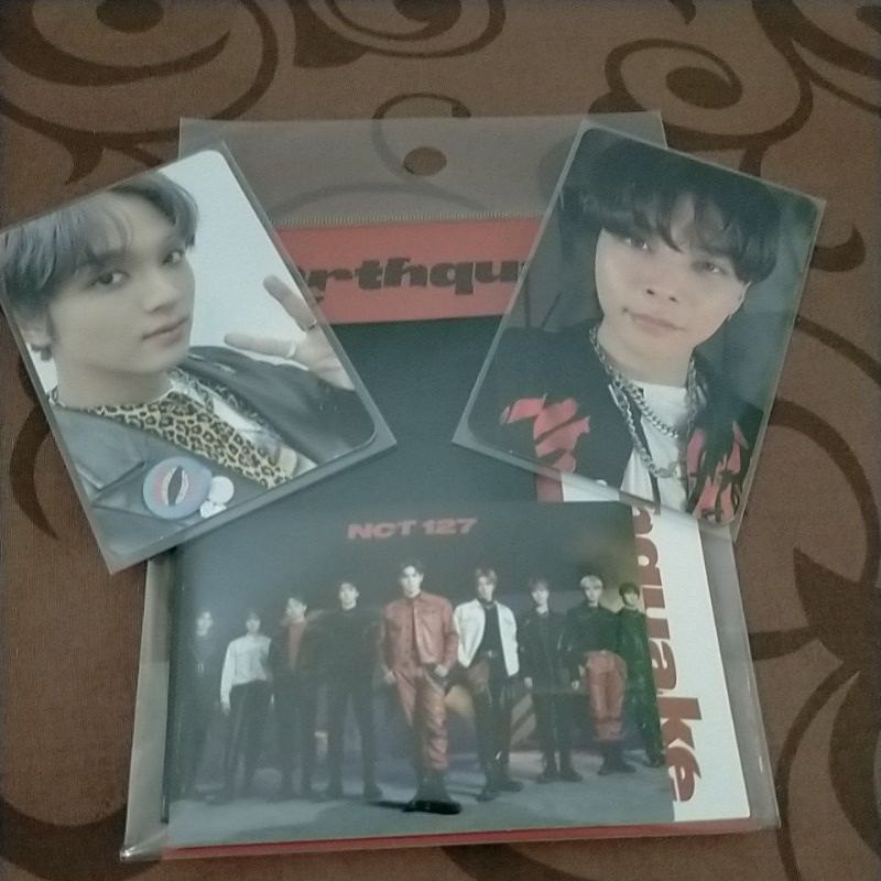 Booked PC NCT 127 Only Haechan Luggage Earthquake Official Sets with sticker