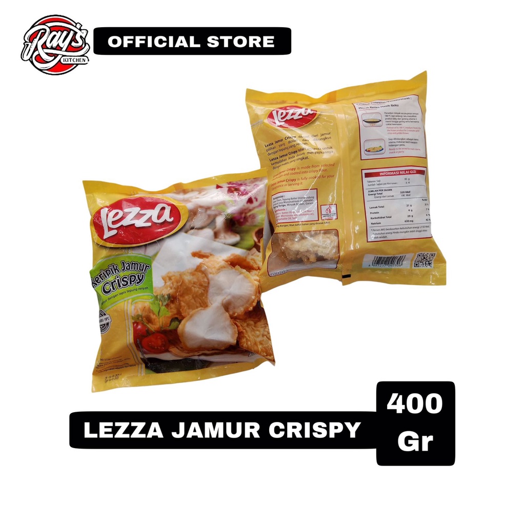 

Lezza Jamur Crispy 400gr - Olahan makanan Mushroom Cripsy