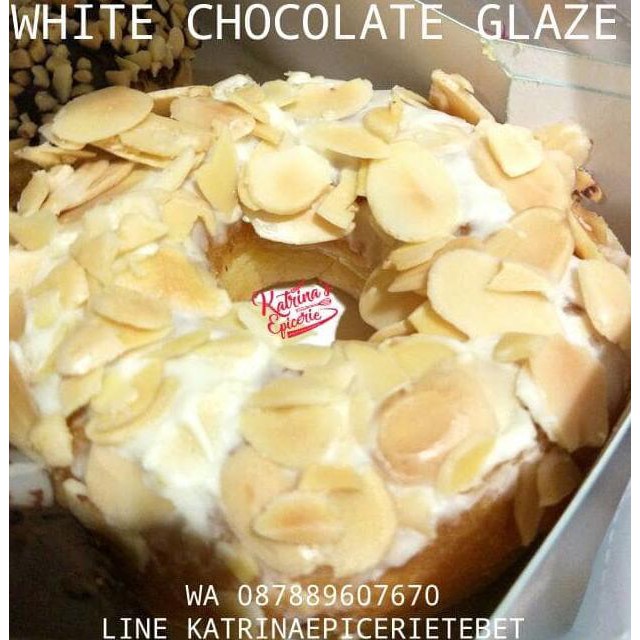

ENAK white glaze - donat glaze BANYAK RASA