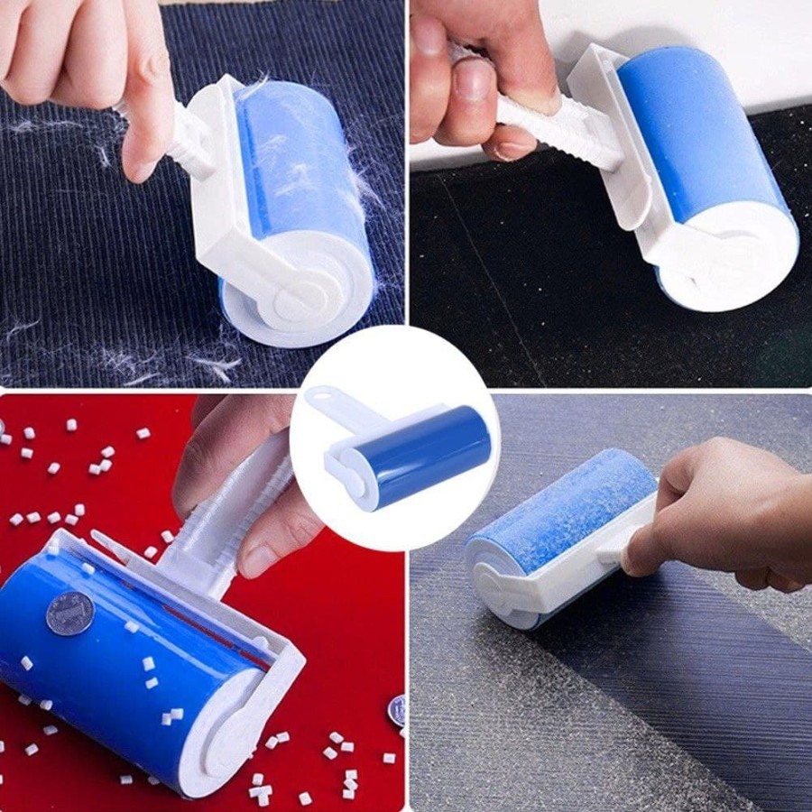 [BISA COD] 1 Pcs Roll Pembersih Bulu Hewan dan Debu Pakaian Dapat Dicuci Ulang Serbaguna