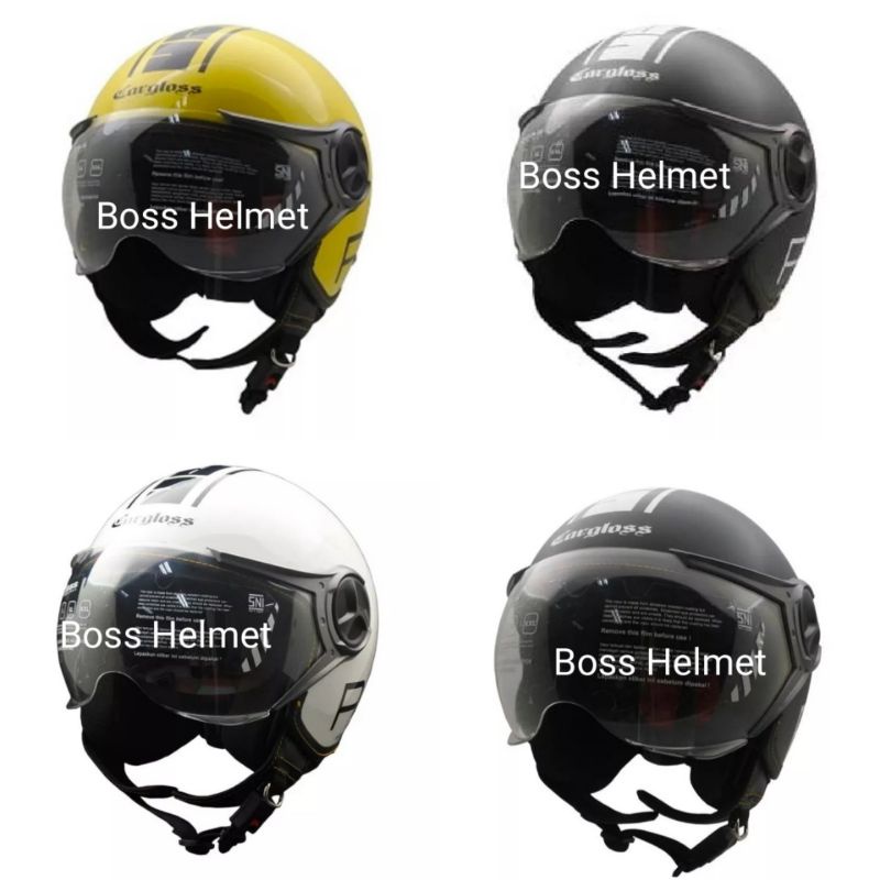 HELM CARGLOSS YR HC Protect Helm Half Face