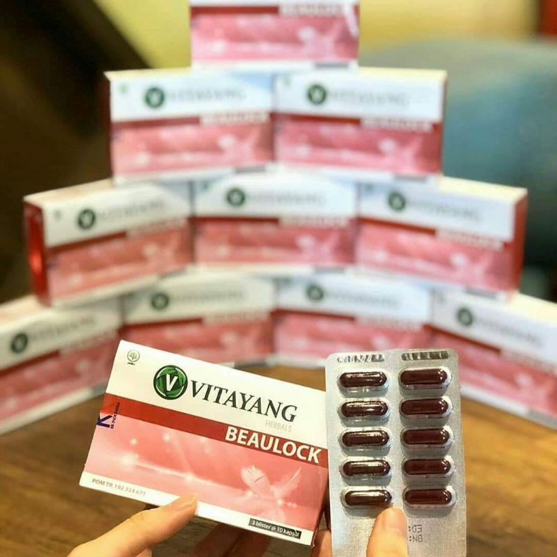 Vitayang Beaulok Astaxanthin Suplemen Kulit kecantikan Antioksidan Tinggi (6.000 X) Lebih Kuat Dari Vitamin C Original kk Indonesia