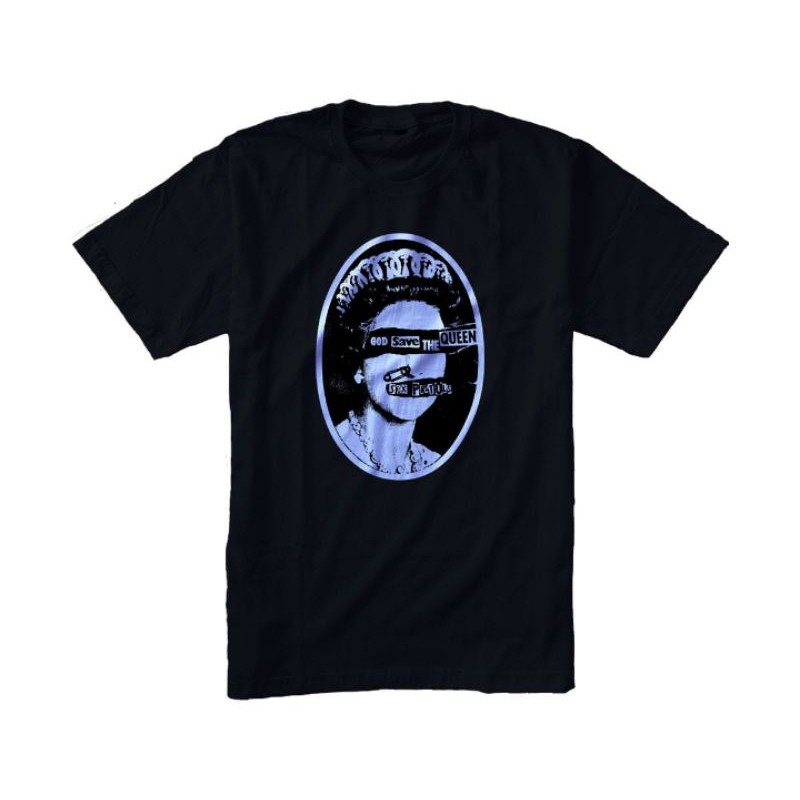 Kaos Baju Band Sex Pistols God Save The Queen unisex