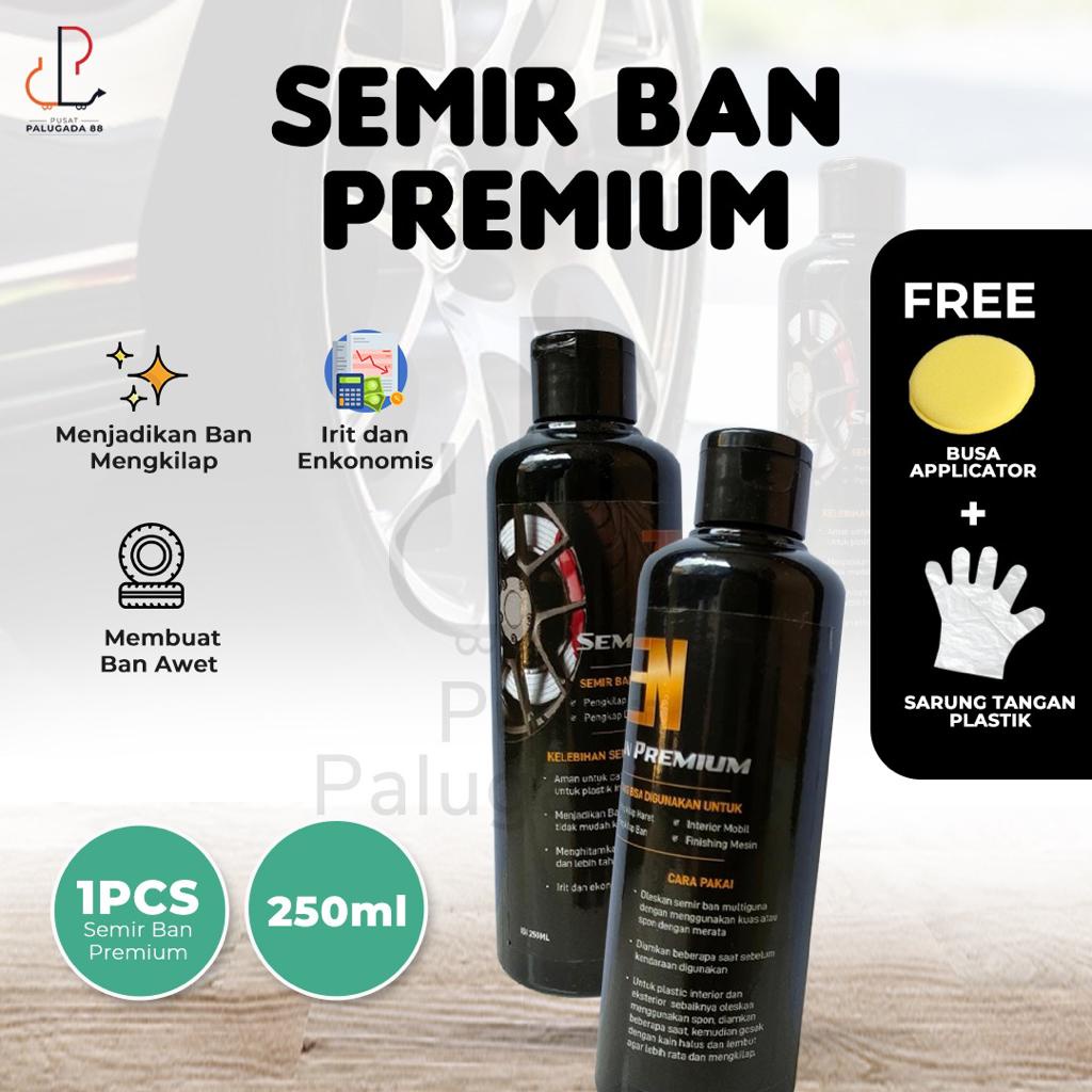 Zen Semir Ban PREMIUM Trim Tyre Tire Shine WAX Mobil Motor Roda 250 ml