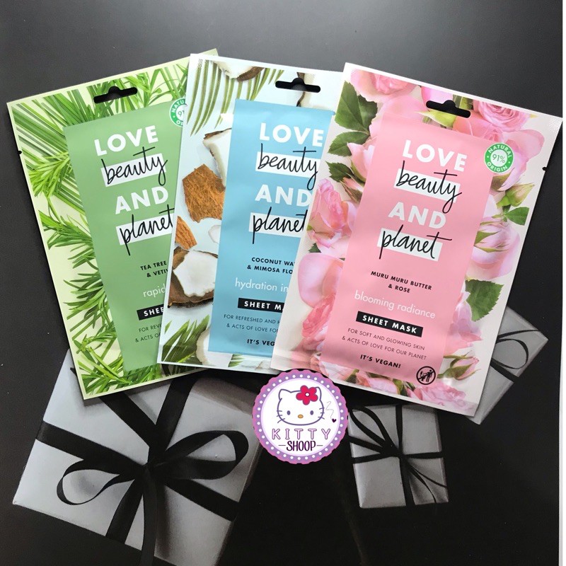 SHEET MASK LOVE BEAUTY &amp; PLANET