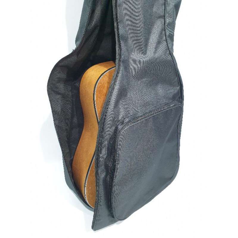 Tas Gitar Akustik Classic Klasik Bahan KANVAS Dalam Busa Softcase bisa Di Ransel Tenteng Semi Gigbag